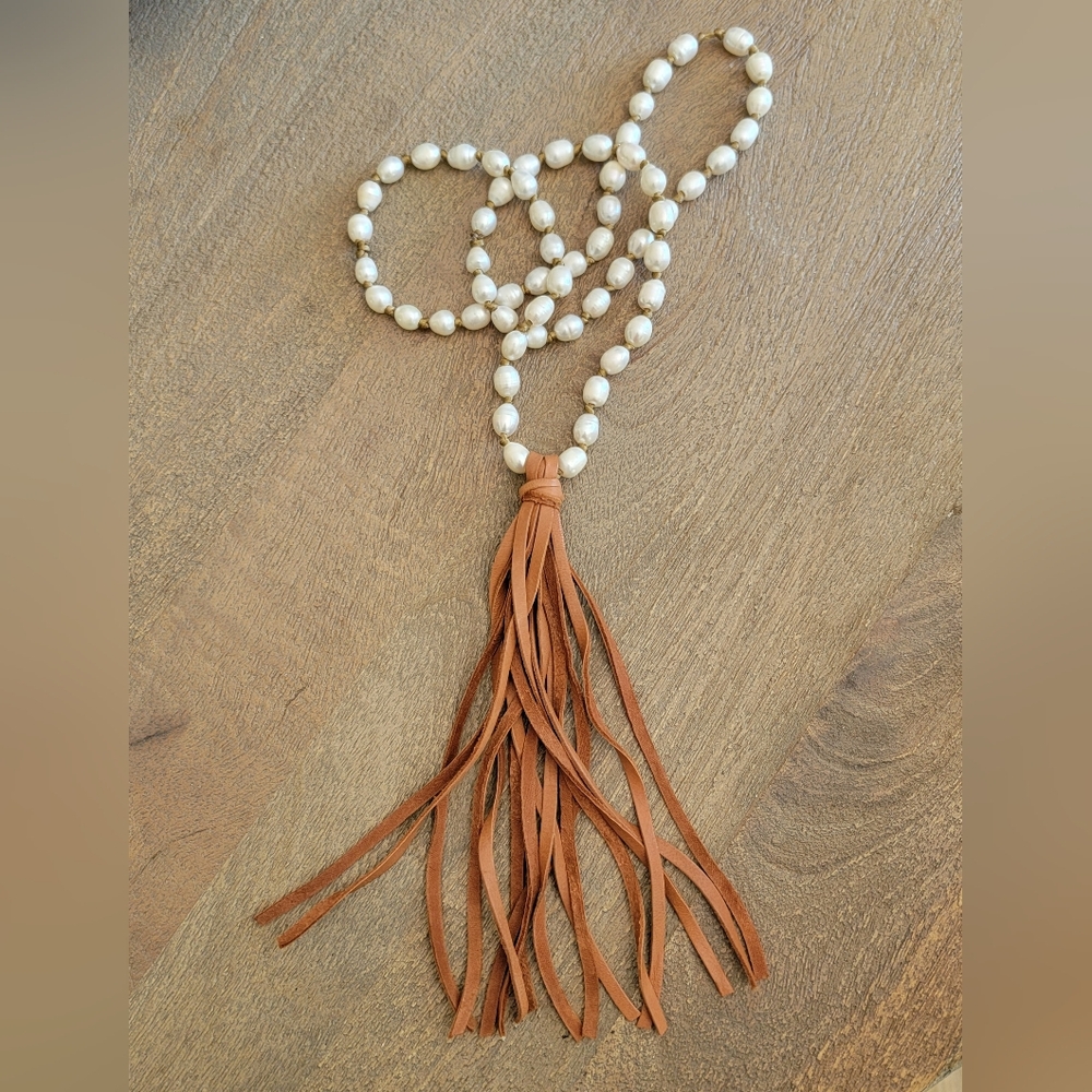 GorGeous Fresh Water Tassel Necklace
